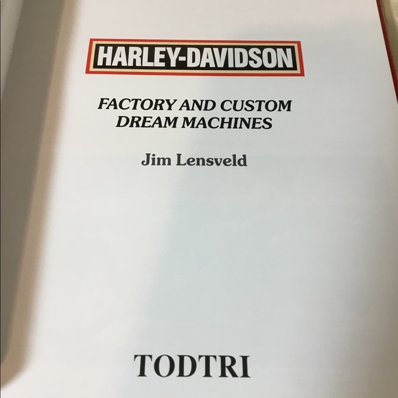 Large 1992 Harley Davidson Book - Picture 3 of 13